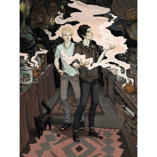 cassandraclare:Kit and Ty at the Shadow Market by Erin Kelso. Stay tuned to find out where you can p