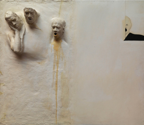 David Lynch (American, b. 1946, Missoula, MT, USA) - Six Men Getting Sick, 1967  Fiberglass, Resin, 