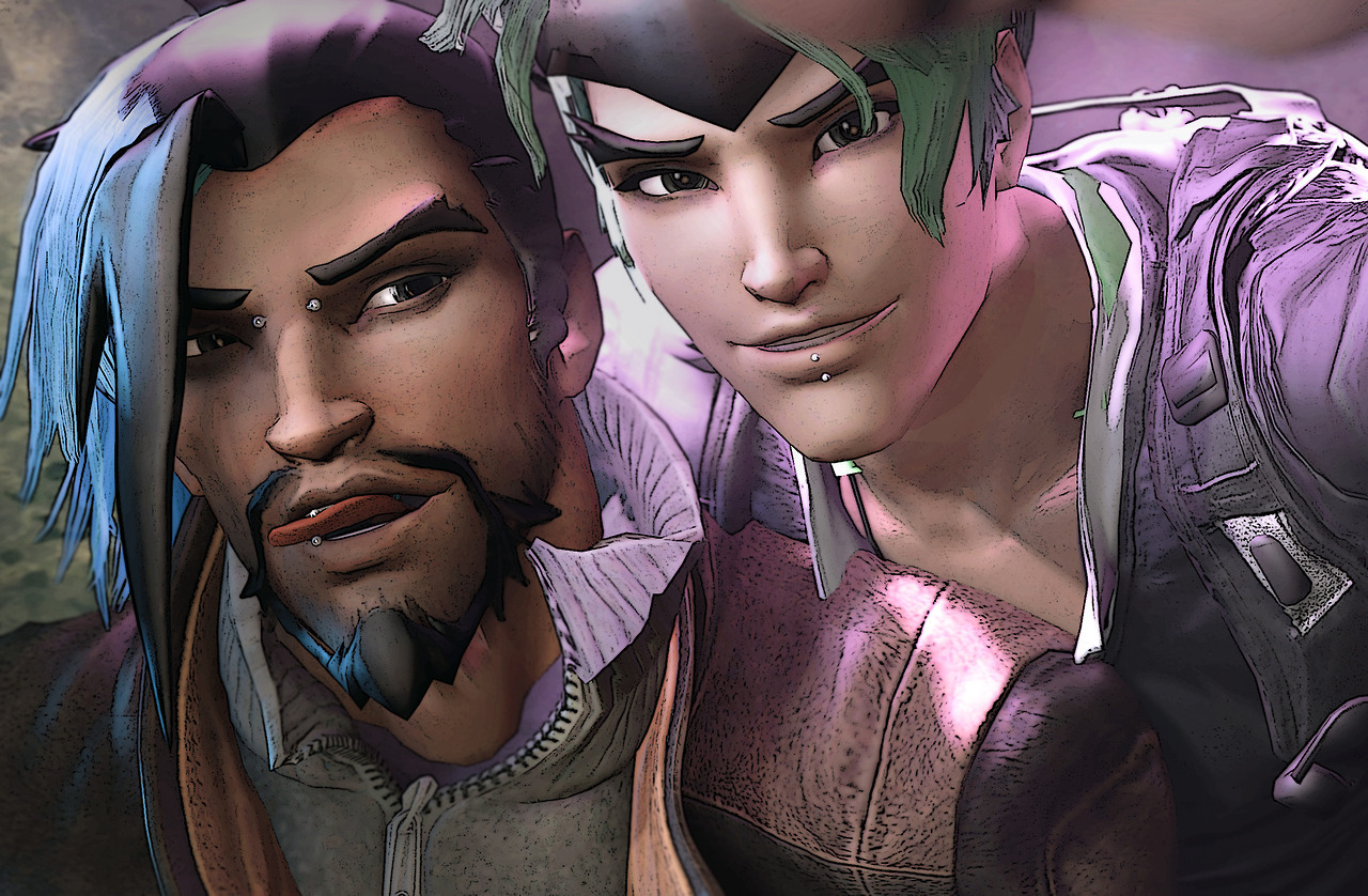 handsoapsnoodles:  Interesting twist on their story where Hanzo doesn’t kill Genji