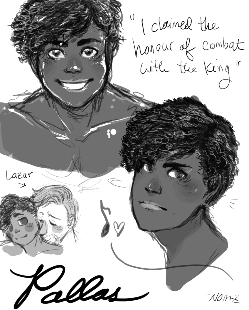 Pallas, Lazar, and the Universal Language of Love™ (featuring small Aimeric cameo)