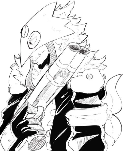 gnarlynagito:  i was grinding for hours to get the biker demon bf in cyber sleuth and man was it worth it 