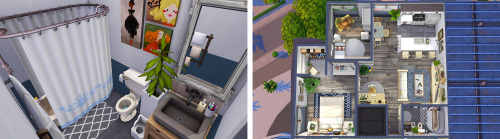  TWO MOMS WITH ONE SON ‍‍ 2 bedrooms - 2-3 sims1 bathroom§45,851 (will be less when placed due to th