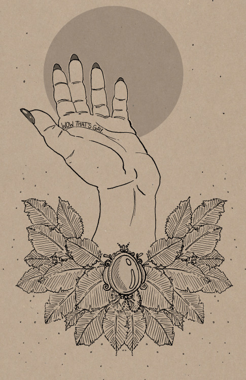 inhumanconnections:bad palmistry, amrit brar 2015 (musterni-illustrates).-i’m gonna be selling some 