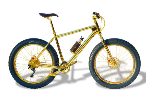 thechurchofcycling: 24k Gold Extreme Mountain Bike – World’s Most Expensive Fatbike?