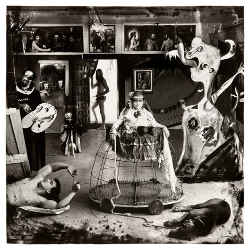 Joel-Peter Witkin - Las Meninas (Self Portrait after Velázquez) (1987)Gelatin silver print on