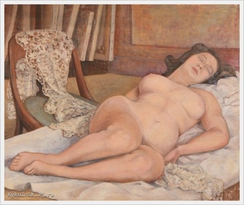 Aleksandra Pregel (Russian, 1907 – 1984)Sleeping model