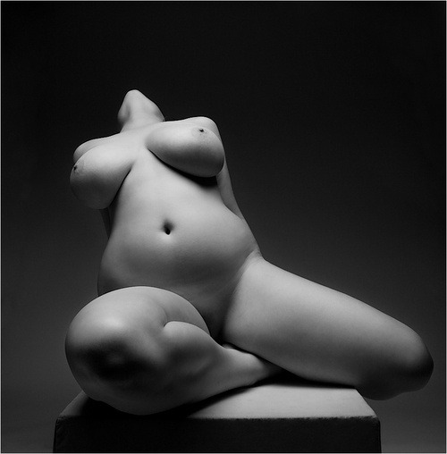 Admiring the curves of a thick secure woman