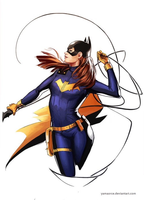 #Batgirl #art by #yamaorce. -RL Found here: http://yamaorce.deviantart.com/art/Batgirl-562213680