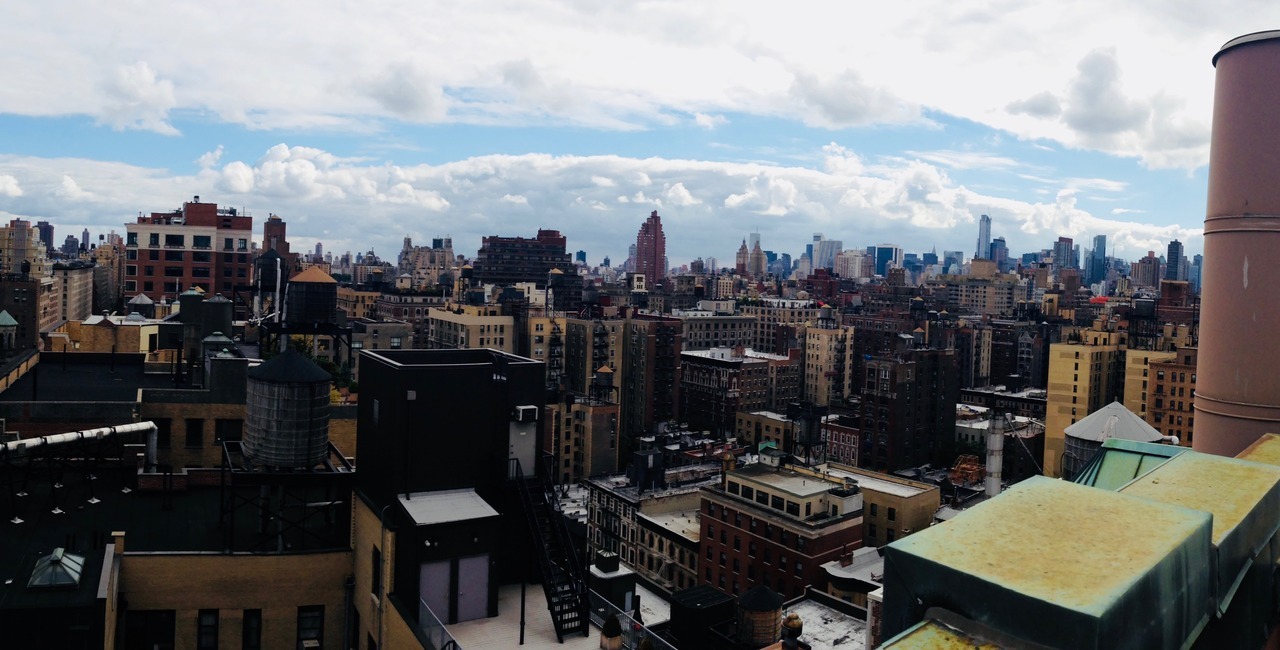 quickienewyork:  (Rooftop view from a penthouse apartment on the Upper West Side)The