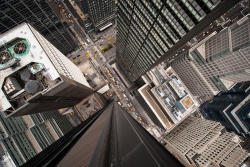 fastcompany:  This Is What New York Looks Like From the Edge of a Skyscraper  Superheroes and window washers aside, most New Yorkers don’t spend much time leaning off rooftops 50 stories above the ground. But the view straight down is fairly spectacular.