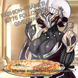 radruddo:  fashion-frame:  Y’all called for a 🅱izza?FASHION-FRAME’S 2,775 FOLLOWER GIVEAWAYAs promised, a Khora giveaway.Winner will receive the Khora Collection after it drops. This giveaway is PC Only. Sorry, console players.To participate,