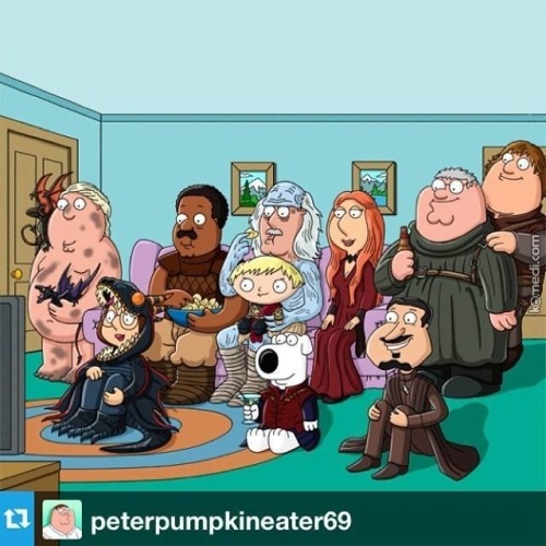 gameofthrones-fanart:Funny Family Guy Game of Thrones Viewing Partyvia KingKabuki