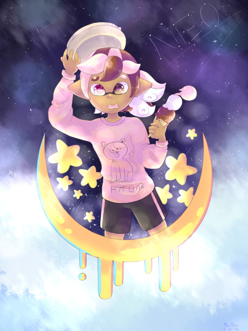 reposting my old splatoon art in hopes of finding sploon blogs to follow since im back in my squid p