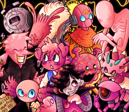 Shoutout To Pink Characters