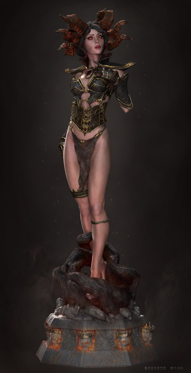 Ighar Succubus _ The Fall of the Kings  Roberto Bilha www.artstation.com/artwork/3oLnxJ