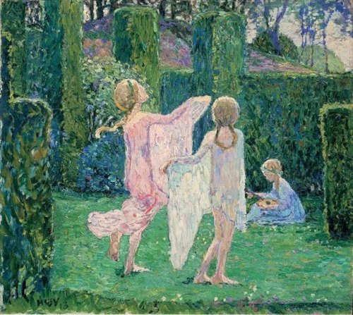Spielende Kinder (Children Playing) - Johann Heinrich VogelerPost-impressionism …