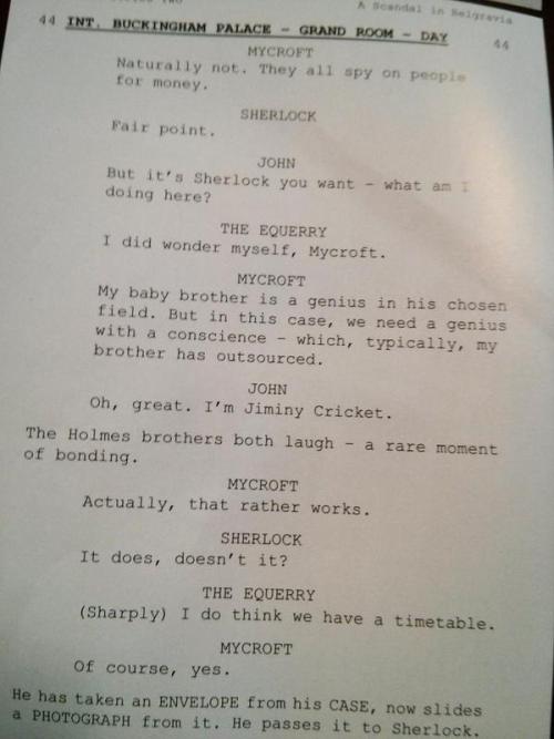 enigmaticpenguinofdeath:My favourite bit of the Sherlock Chronicles book so far is this snippet of H