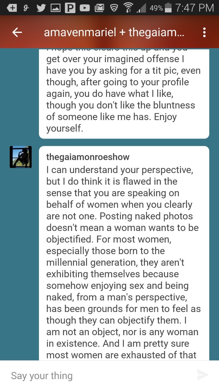 professorgaia:  It is so over due,  but it is time for men to stop assuming that