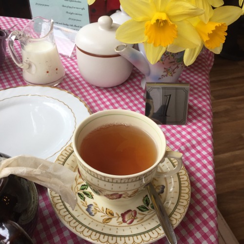 Darjeeling at the Little British Tea Shop in Bexhill-on-Sea.