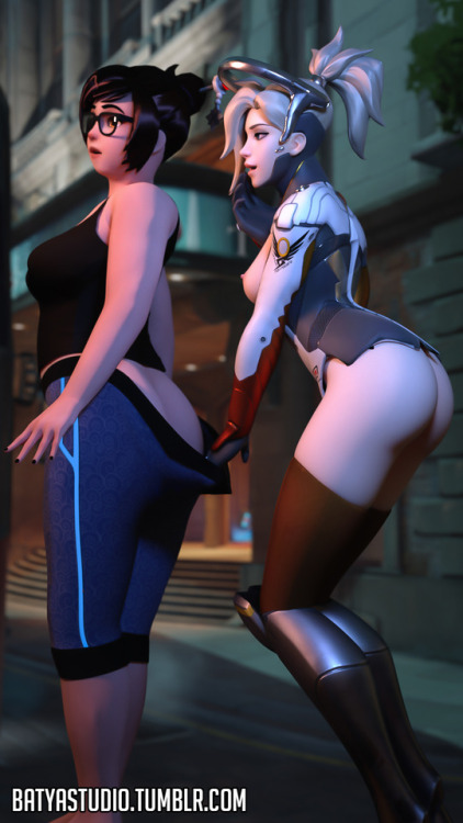 Porn photo batyastudio:   Unexpected Mei [Mercy] 1080p: