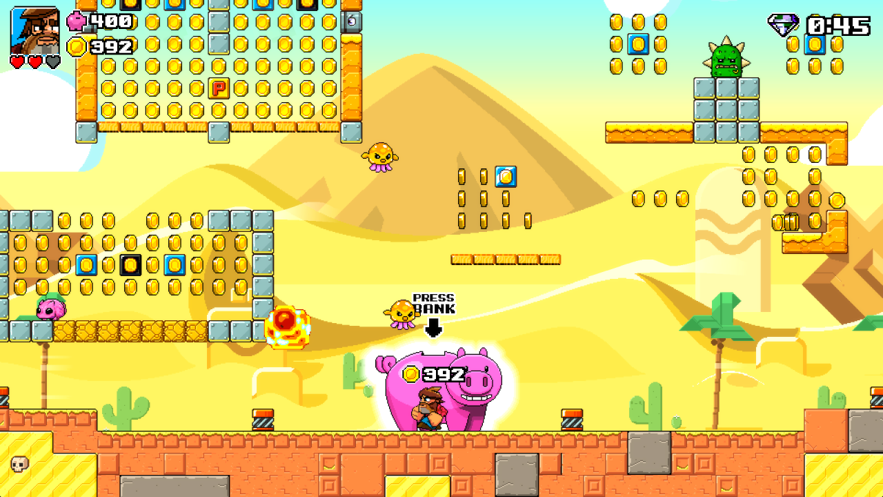 pixelartus:  Mega Coin Squad Developer: @BigPixelStudiosSystem: Windows, Mac, LinuxWebsite: bigpixelstudios.co.uk