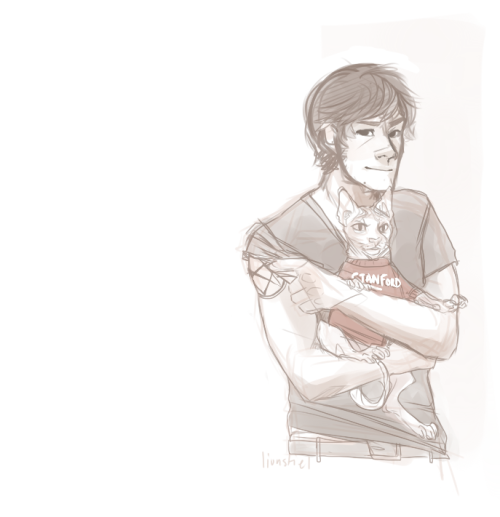 lionstiel:NYOP commission, quickeaver wanted tattoo shop au!samsam doesnt really have many tattoos i