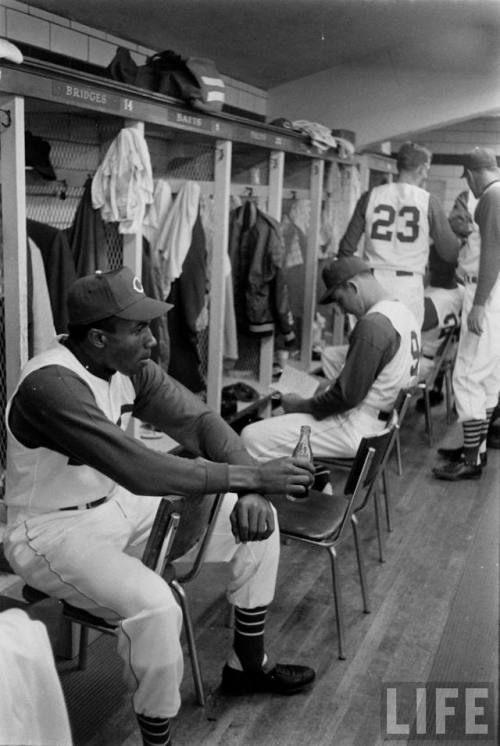 Rookie Frank Robinson(Francis Miller. 1956?)