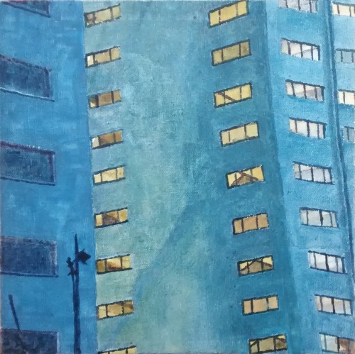 Strijp S ,  Eindhoven  -   Bas van LoonDutch,b.1977-Acrylic on canvas, 30 x 30 cm.