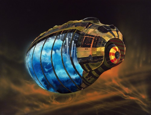 magictransistor:  Chris Foss, Concept art related to Alejandro Jodorowsky’s unrealised film adaptation of Frank Herbert’s Dune, c. 1975-1981. 