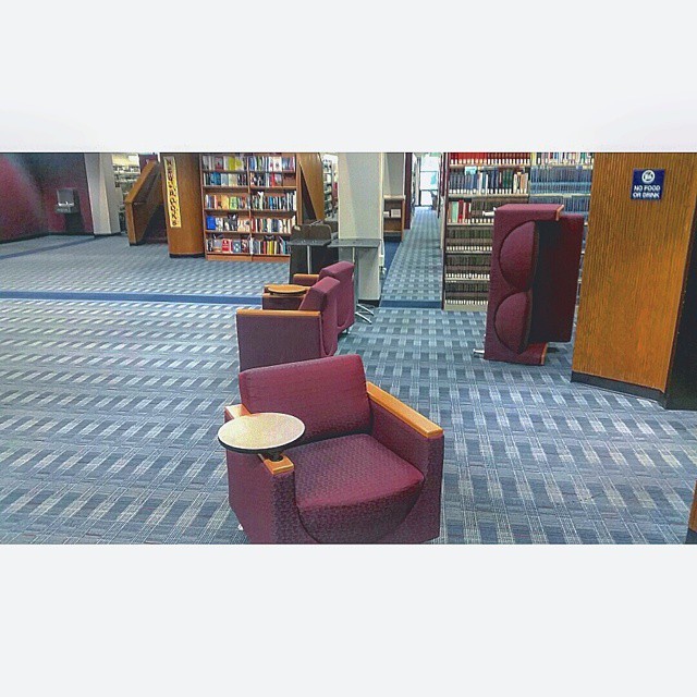 Hey #FSUBroncos, we are #movingandshaking! Out with the old, in with the new. Stay tuned. #softseating #libraryfurniture • #ChesnuttLibrary #InsideChesnuttLibrary #FayState #BroncoPride #academiclibrary #LibChat #librarylife #fayettevillenc #Library...