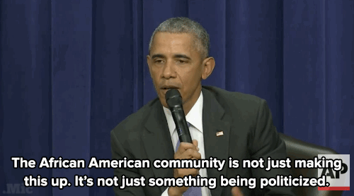 cocaineforstrippers:micdotcom:Watch: President Obama defends #BlackLivesMatter in his strongest comm
