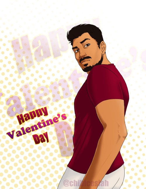 Happy Valentine's Day From Tenoch! I Know I'll Be Enjoying Wakanda Forever With A Glass Of Wine Tonight!