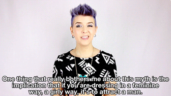 lezgirlies:  Lesbian Myth Buster: Femme Lesbians Aren’t Really Lesbians