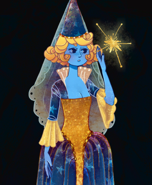 Outfitaugust part 2- Cosplay - Smurfette- All black- Wizard/ Fairy godmother