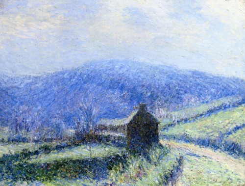 Hoarfrost at Huelgoat, Finistere, 1903, Gustave LoiseauMedium: oil,canvas