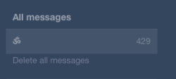 I’ve answered about 70 messages between today and yesterday. #progress