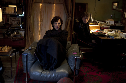 nixxie-fic:New Selection: BBC Sherlock S1 - Sherlock &amp; John in 221B in ‘The Great Game’ - (I wa