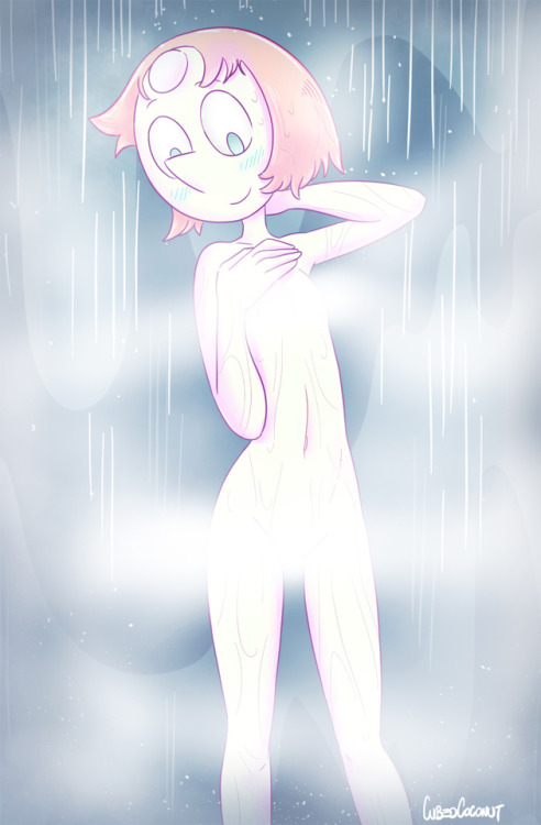 cubedcoconut:  Shower Pearl is back! Steamless now on patreon, coming soon to tumblr!