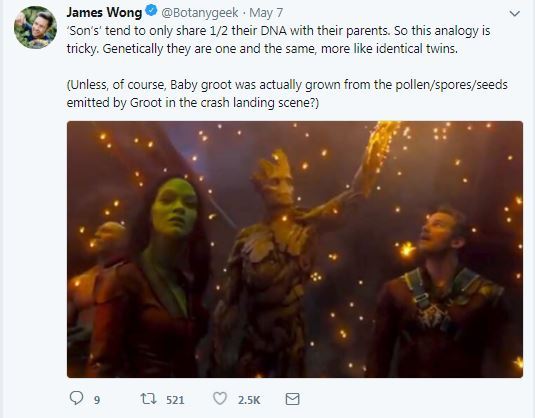 Adherents of the Repeated Meme — sherlohomora: Biology of Baby Groot, as  tweeted
