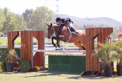 Tommi Anne Clark &amp; Exemplar in the Derby, Blenheim Spring Classic III, 2014