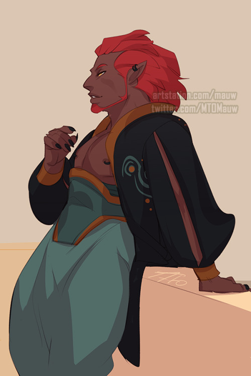 mto-art:   romanceable Gerudo NPC He got