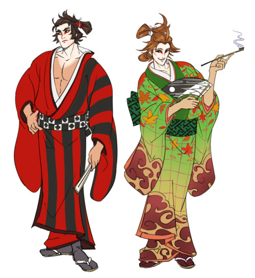 Slowly growing collection of kabuki-inspired designs