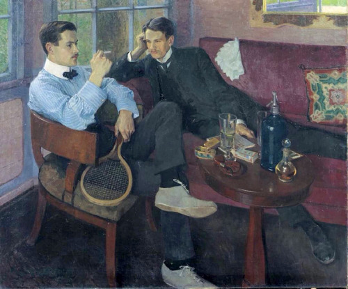 antonio-m:‘Men in a Garden Pavilion’,