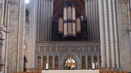 Inside Ripon Cathedral, North Yorkshire. England.