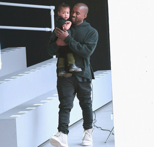 kimkardashianfashionstyle - February 12, 2015 - Kanye &...