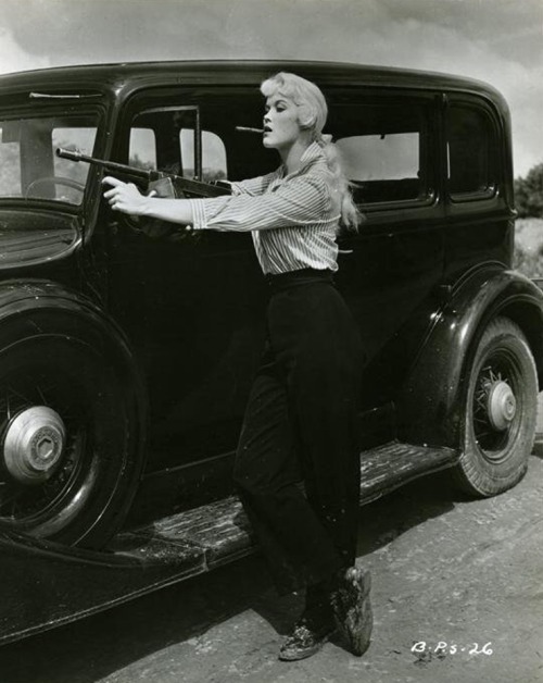 Dorothy Provine in The Bonnie Parker Story, adult photos
