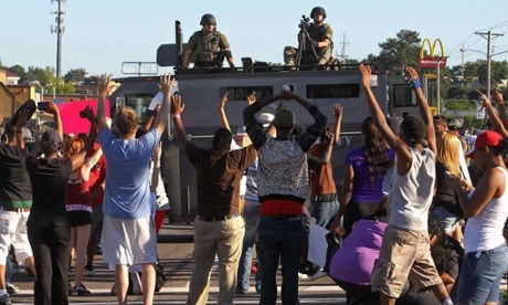 rhovinthorne:  gothdolly:  From Ferguson to ‘Fergustan’ Two reporters were arrested