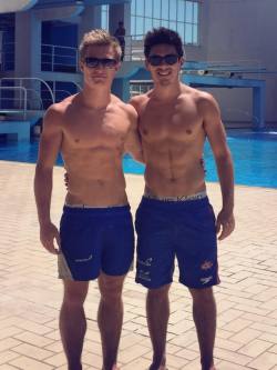 hotcelebs2000:  JACK LAUGHER and CHRIS MEARS