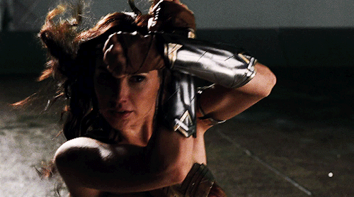 justiceleague:Gal Gadot in the “Wonder Woman” blooper reel.