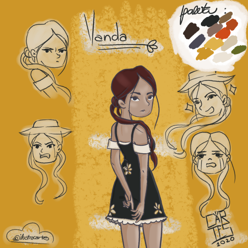 Vanda. Design que criei de uma personagem ano passado.